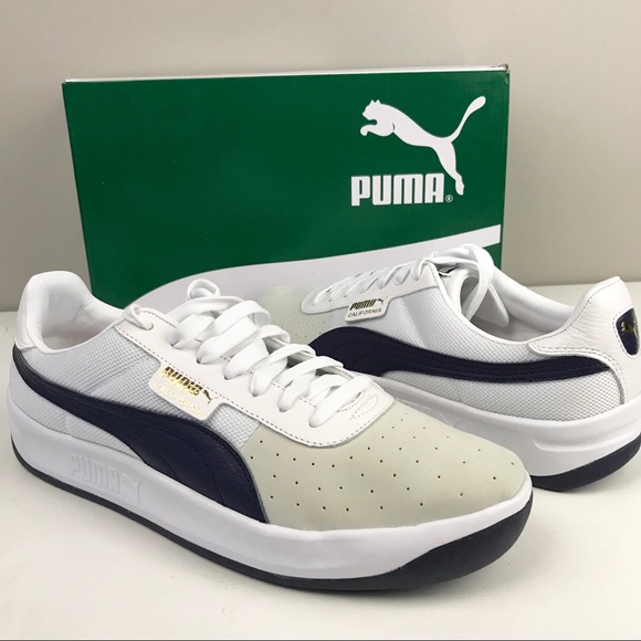 Puma NEW California Casual White peacoat Sneaker NWT Puma NEW California Casual White peacoat Sneaker NWT